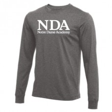 Nike Youth L/S Cotton T-Shirt (D. Grey)